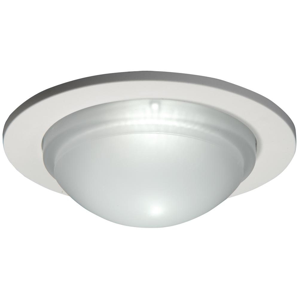 Halo 5054 Series 5 In White Recessed Ceiling Light Dome Trim Wet White Recessed Ceiling Light Dome Trim Wet Rated Shower 5054ps The Home Depot