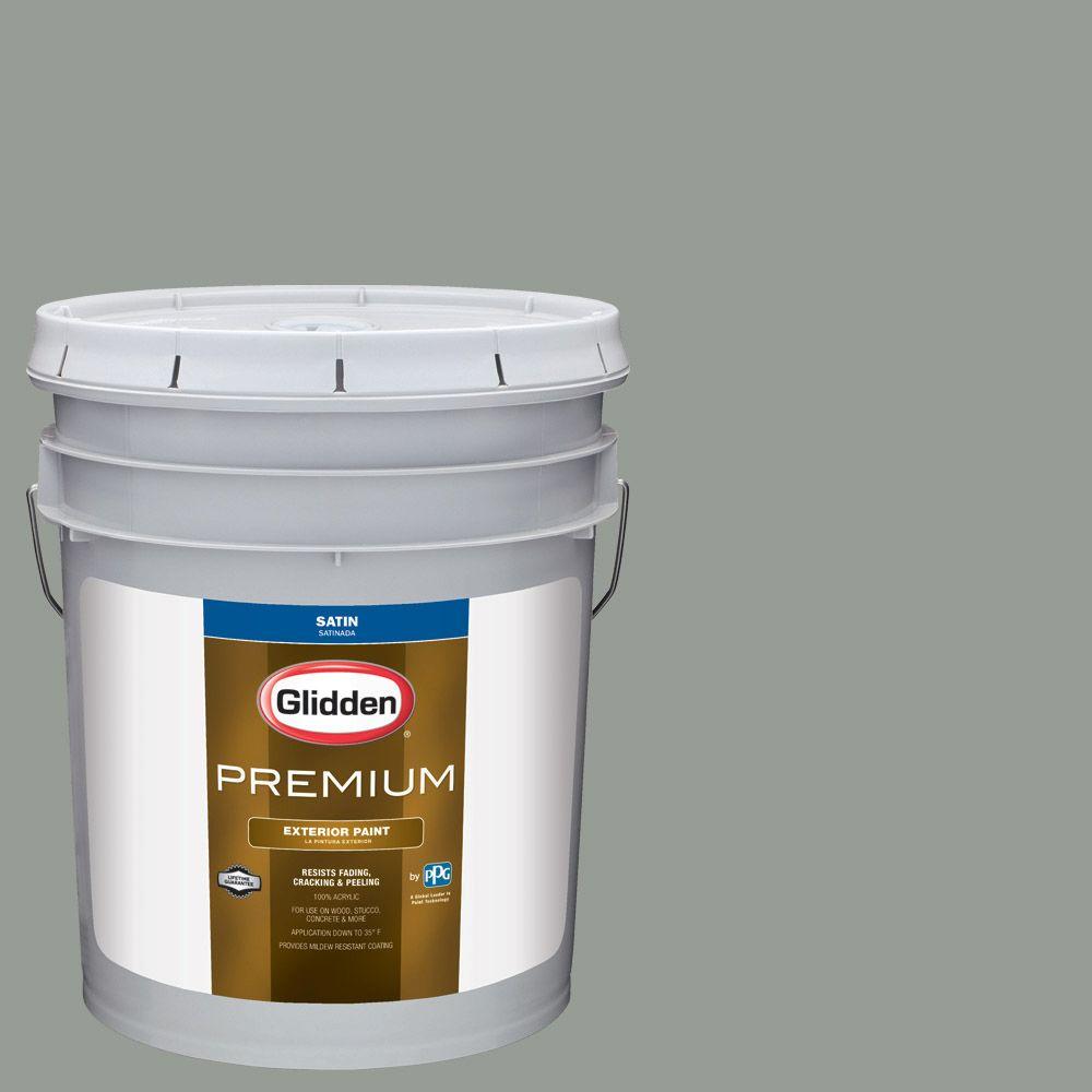 Glidden Premium 5gal. HDGCN12 Greycliffe Satin Latex