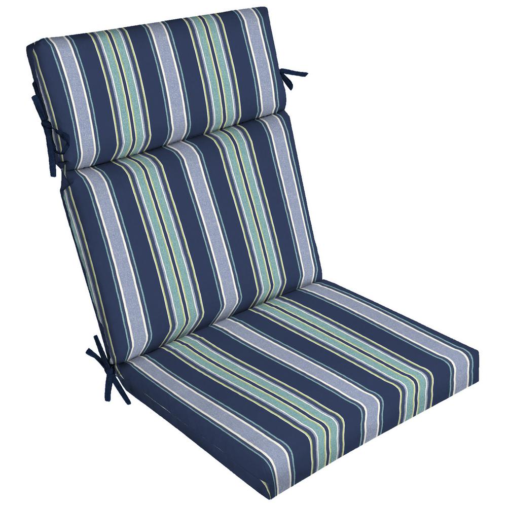 Arden Selections 21 in. x 44 in. Sapphire Aurora Stripe Outdoor Dining