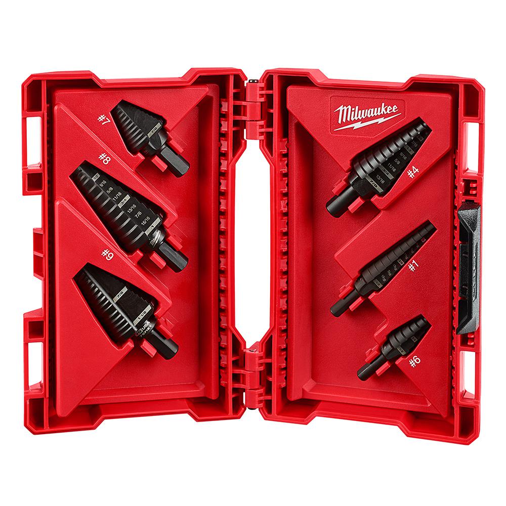 Step Drill Bit Set (6-Piece)-48-89-9224 