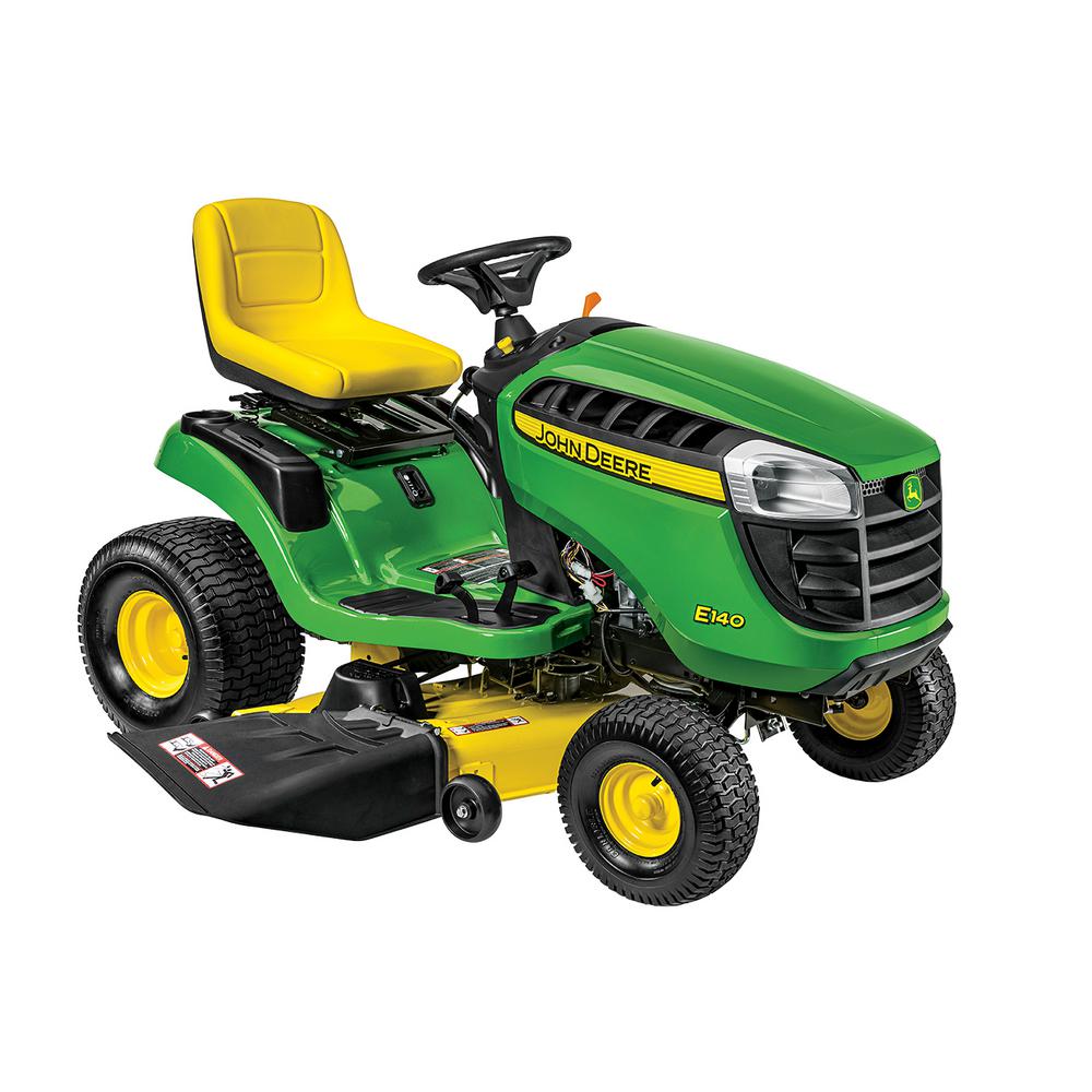 John Deere E140 48 inch 22 HP V-Twin Gas Hydrostatic Lawn Tractor by John Deere