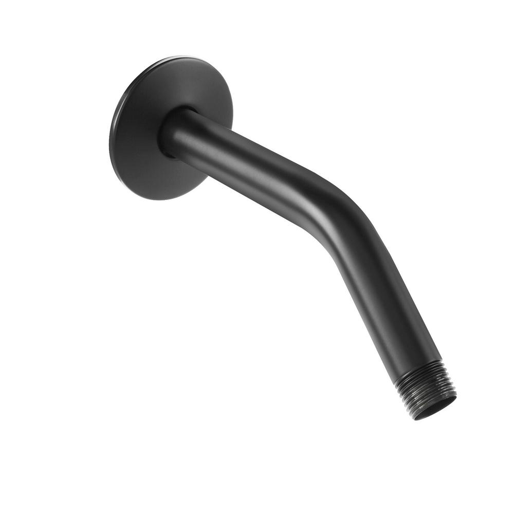 Matte Black Shower Arms Slide Bars Parts The Home Depot
