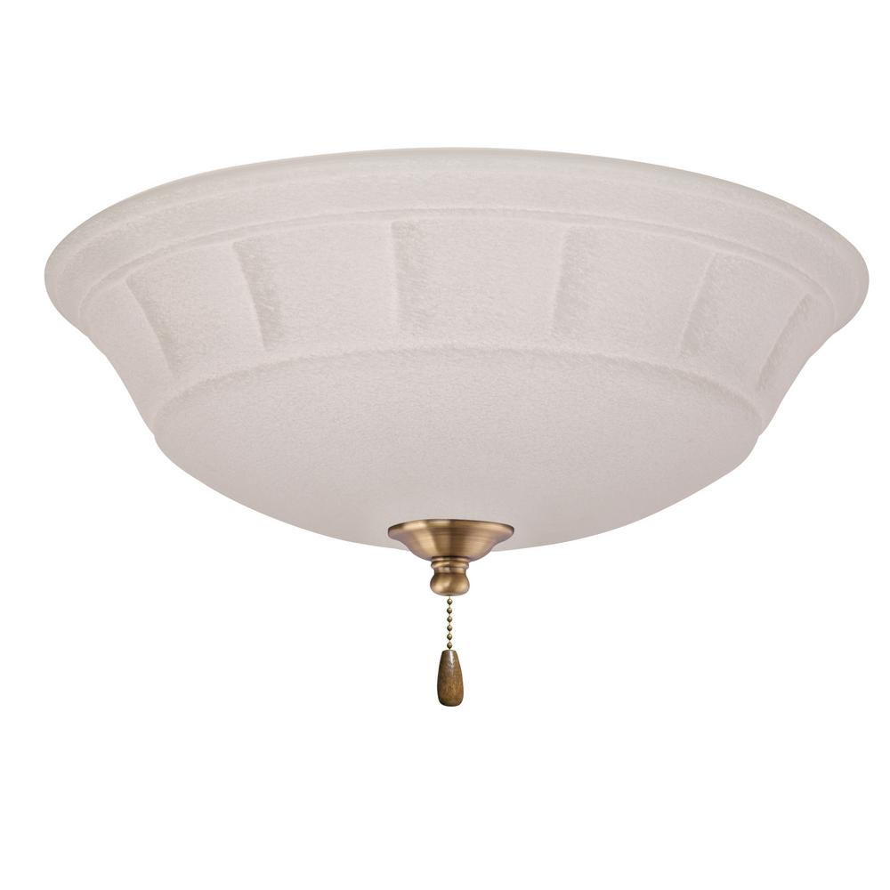 Antique Brass Ceiling Fan Light Kits Ceiling Fan Parts The Home Depot