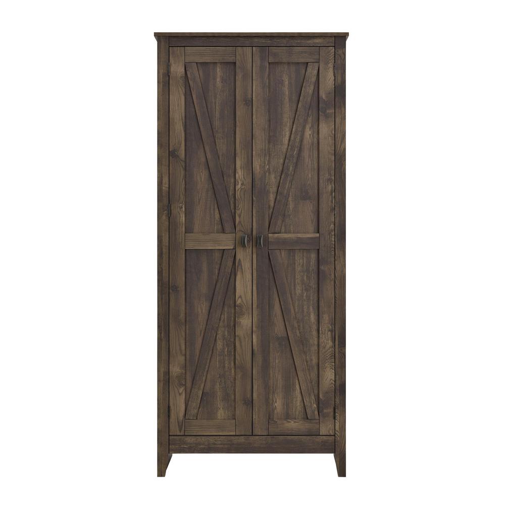 Systembuild Brownwood 31 5 In W Rustic Storage Cabinet Hd63453 The Home Depot