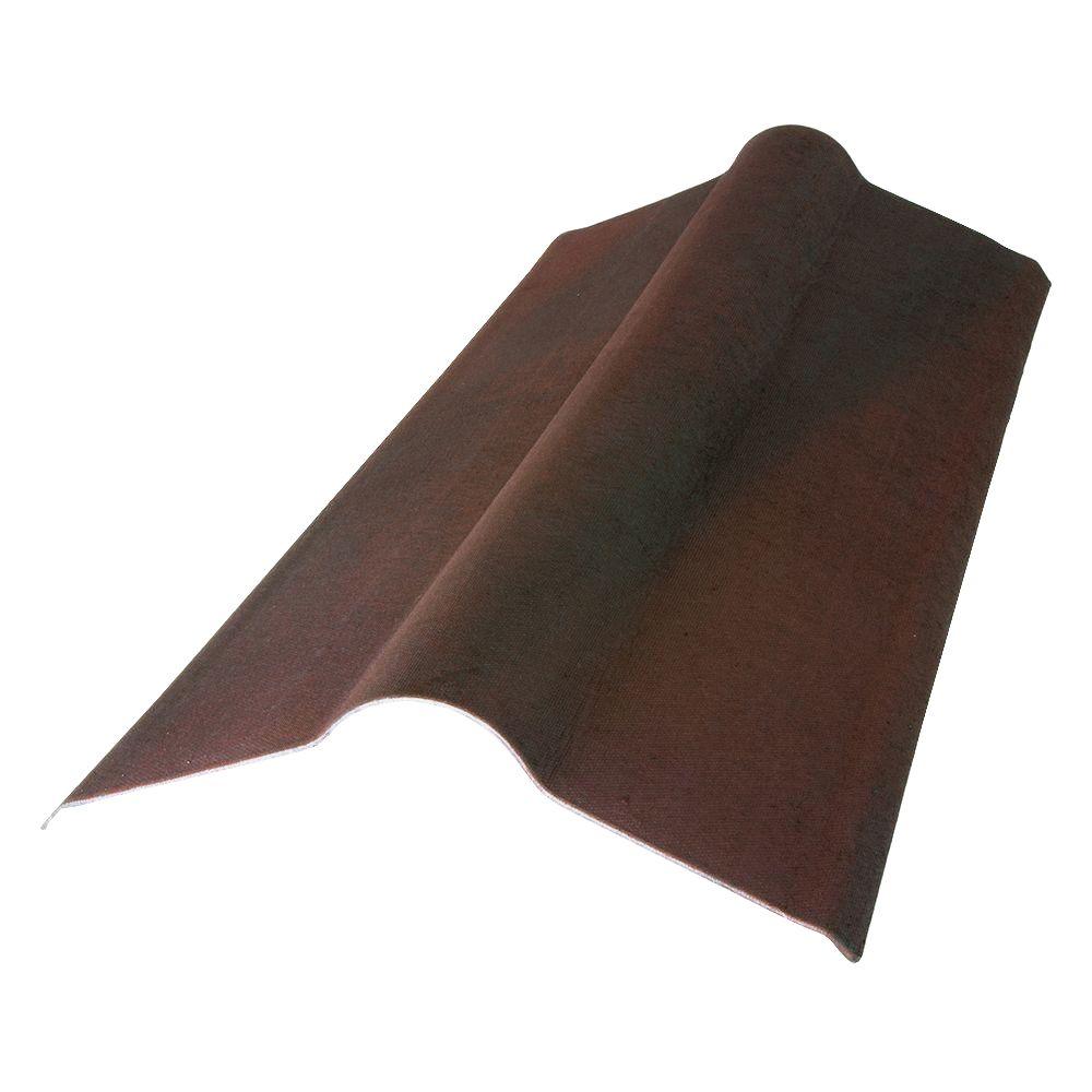 Ondura 6 ft. 7 in. x 4 ft. Asphalt Corrugated Roof Panel in Red153