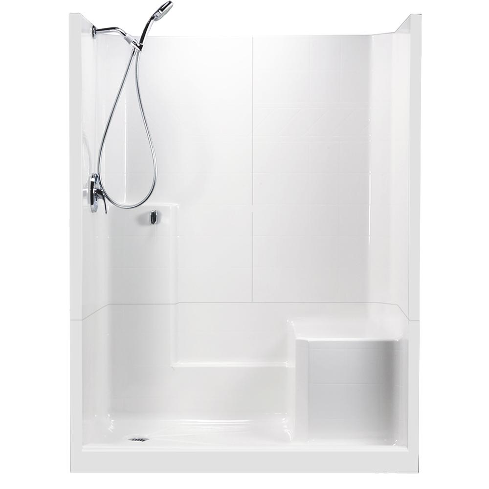 Acrylic Shower Stalls & Kits Showers The Home Depot