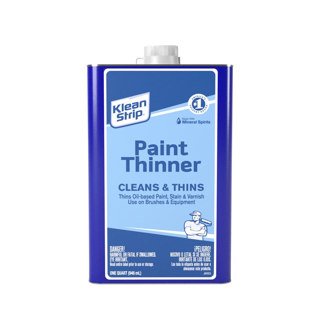 Klean Strip 1 Qt Paint Thinner Carb Formula Qkpt94003ca The Home Depot