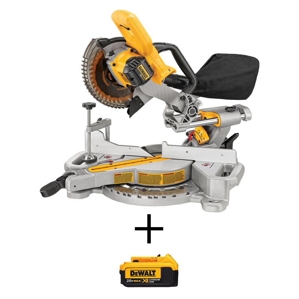 DEWALT 20-Volt Max Lithium-Ion Cordless Miter Saw (Tool-Only) with