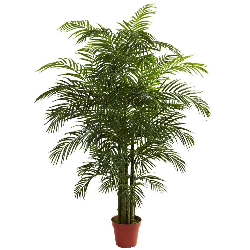 Nearly Natural 6.5 ft. UV Resistant Indoor/Outdoor Areca Palm5390