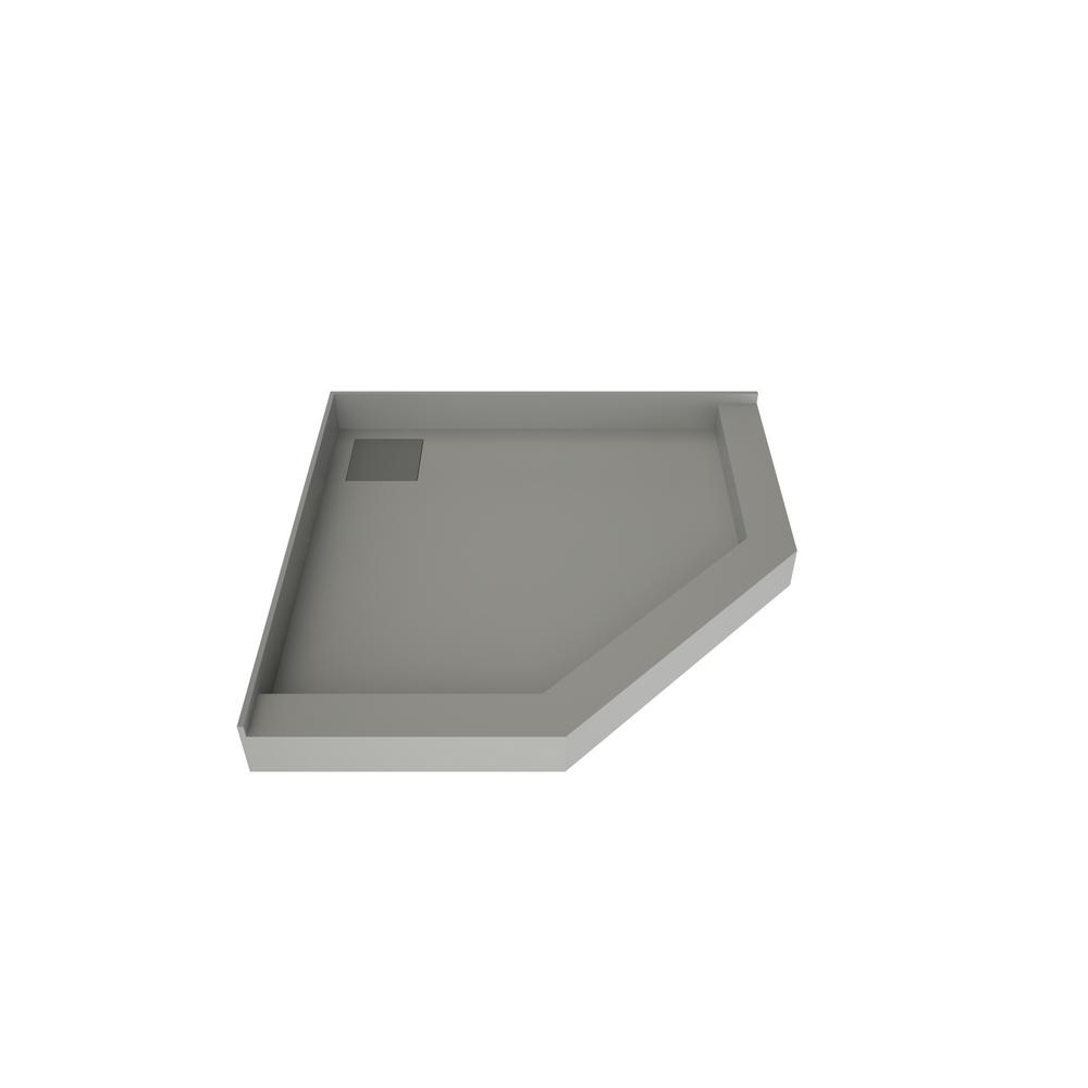 Tile Redi Redi Neo 38 in. x 38 in. NeoAngle Shower Base with Back
