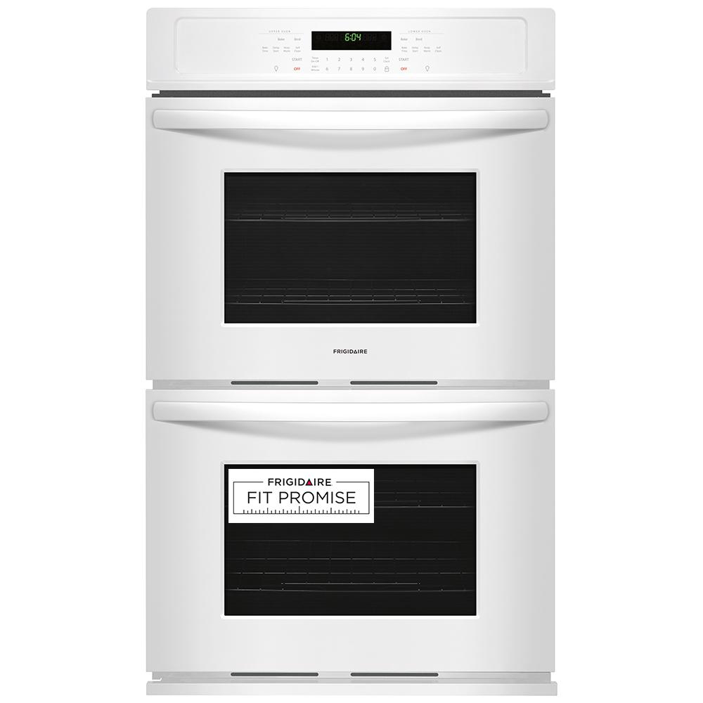 Frigidaire 30 In Double Electric Wall Oven Self Cleaning White Ffet3026tw The Home Depot - 24 Inch Double Wall Oven Electric Frigidaire Frigidaire 30 In Double Electric Wall Oven Self Cleaning White Ffet3026tw The Home Depot - 24 Inch Double Wall Oven Electric Frigidaire