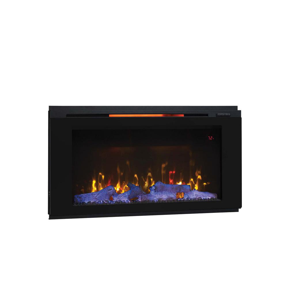 Classic Flame Helen 36 In Wall Mount Electric Fireplace In Black