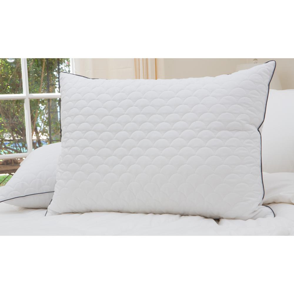 Allied Home White Scallop Quilted Jumbo PillowBMI_12278L_2 The Home