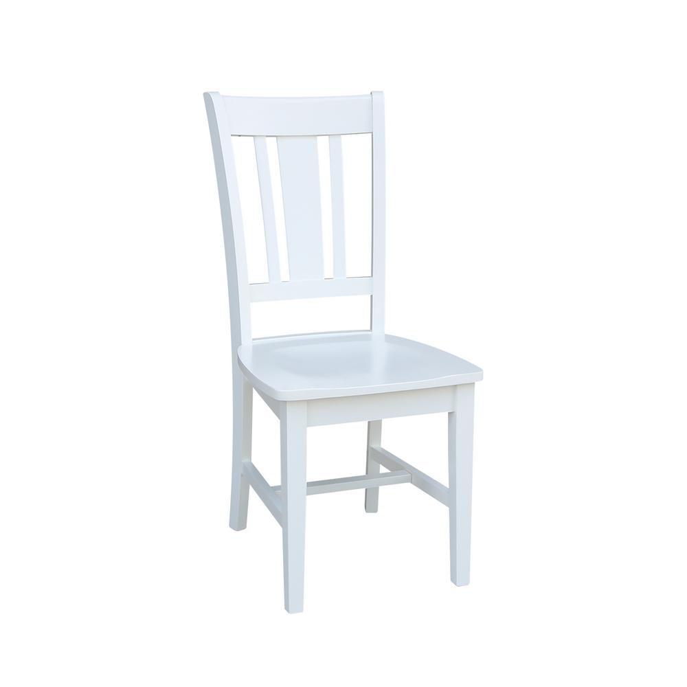 International Concepts Unfinished Wood Mission Dining Chair (Set of 2 ...