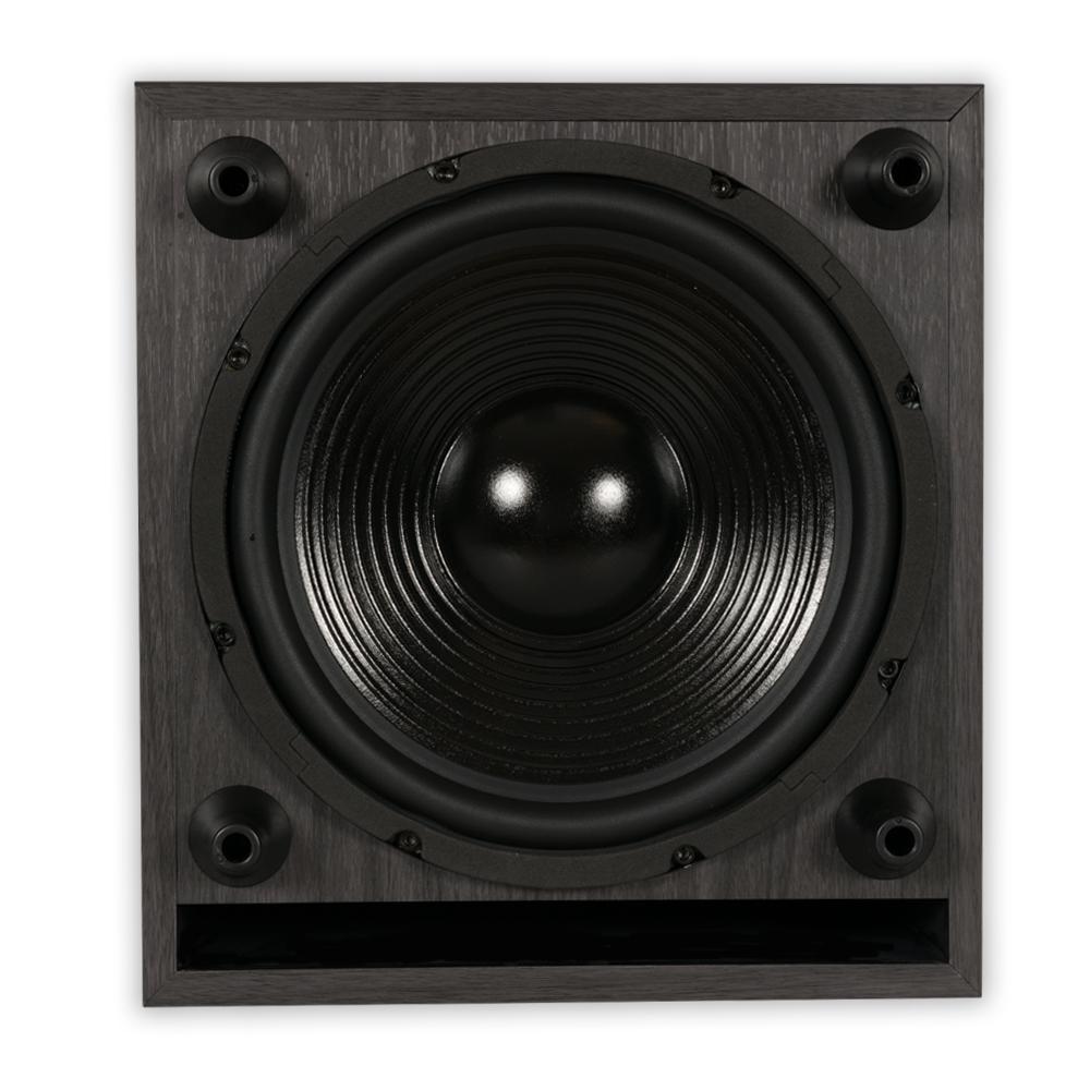 white powered subwoofer