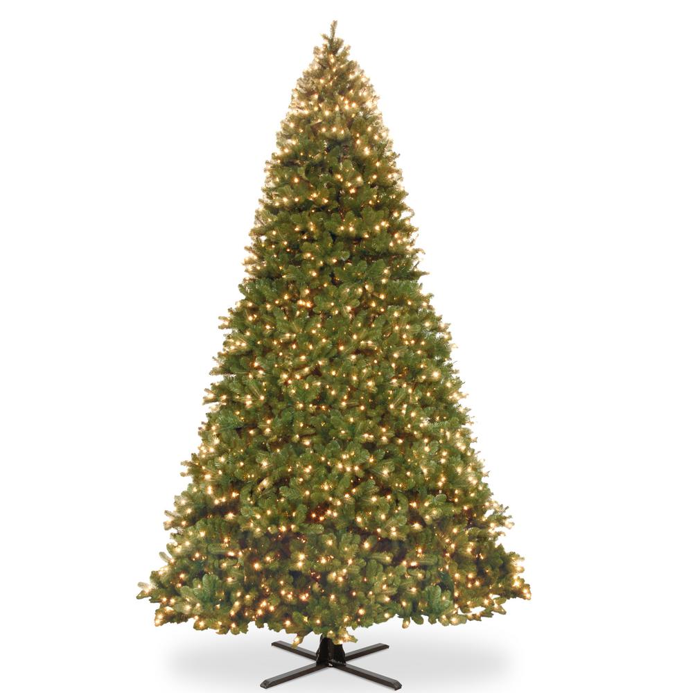 National Tree Company 16 ft. Feel Real Downswept Douglas Fir Hinged