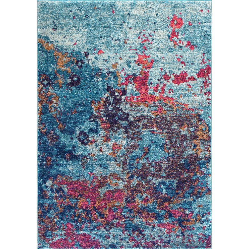nuLOOM Abstract Sherley Multi 8 ft. x 10 ft. Area RugRZBD45A8010
