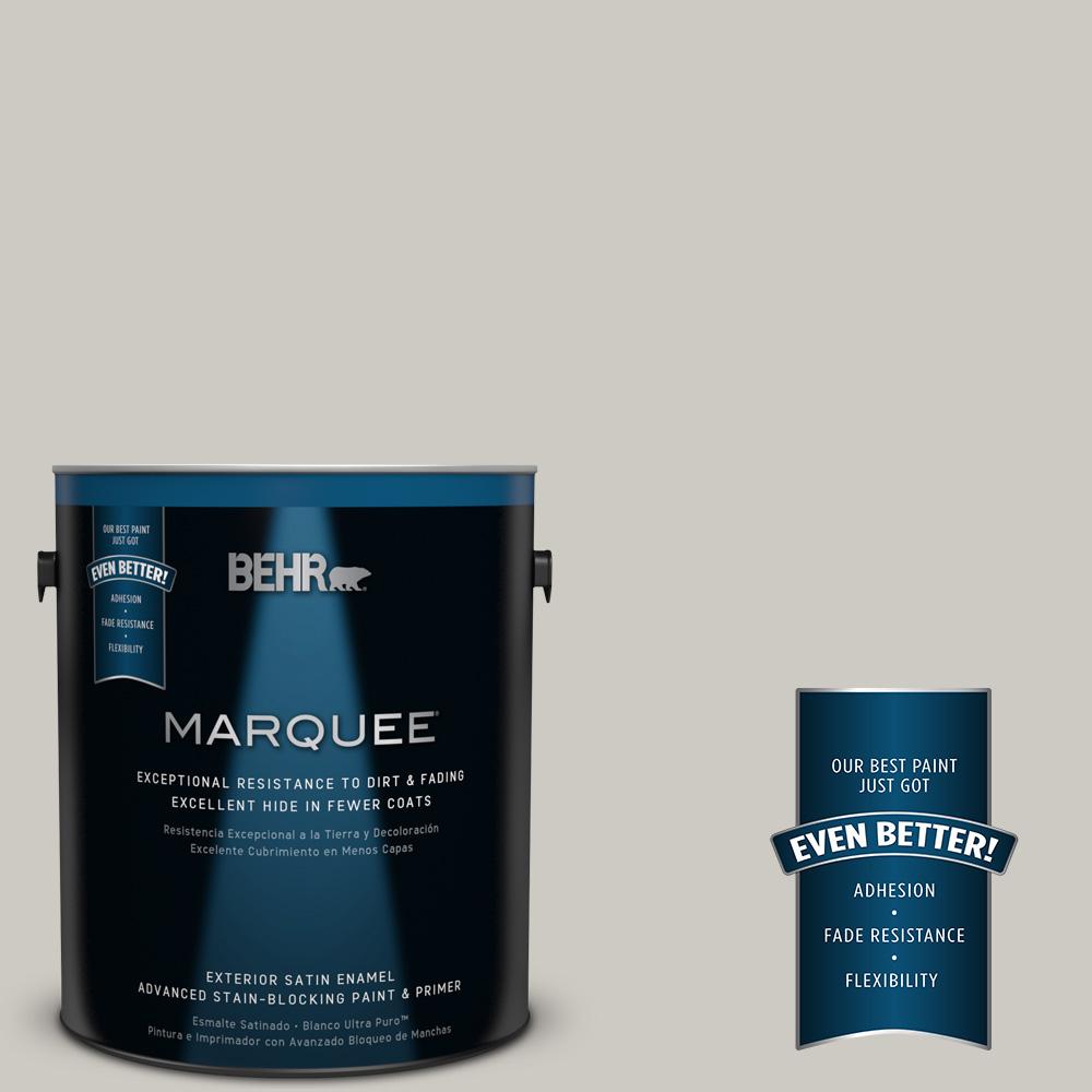 BEHR MARQUEE 1gal. 790C3 Dolphin Fin Satin Enamel Exterior Paint