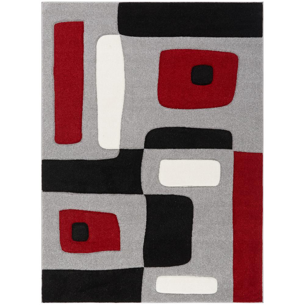 Home Dynamix Sumatra Black 3 Ft X 5 Area Rug