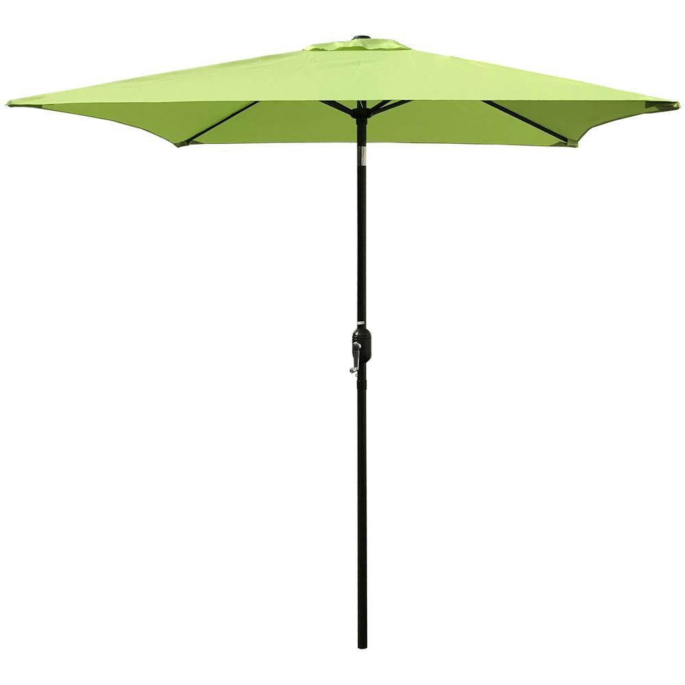 Maypex 6.5 ft. Steel Crank and Tilt Square Market Patio Umbrella in