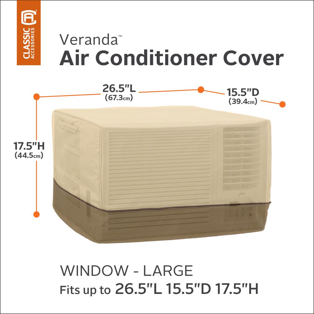 large window air conditioner cover