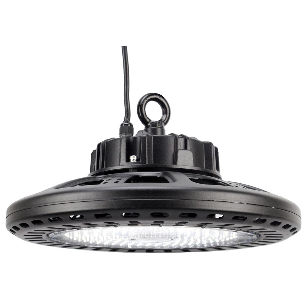 J H Led Ufo 200 Watt Black Integrated High Bay