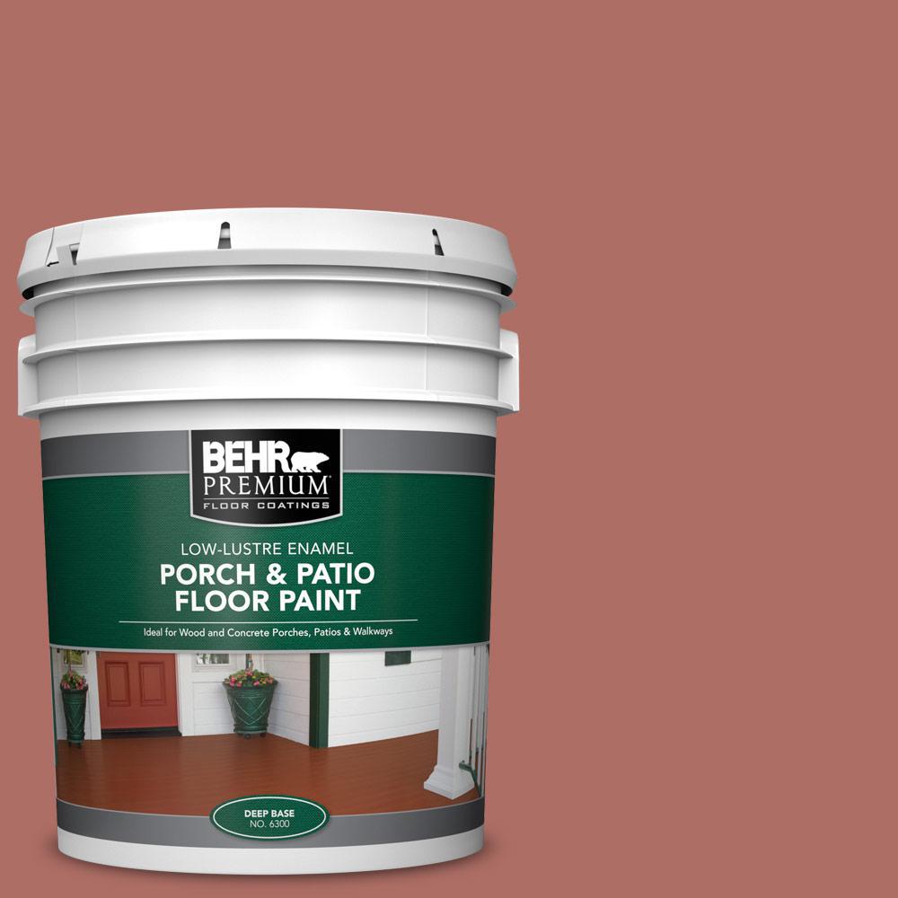 Behr Premium 5 Gal Ppf 20 New England Brick Low Lustre Enamel