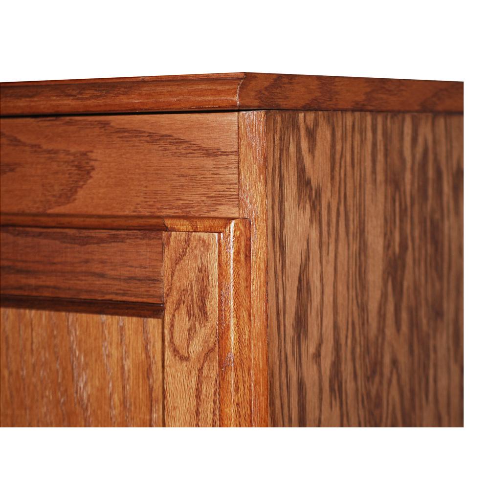 Concepts In Wood Wood Storage Cabinet 72 In With 5 Shelves Oak