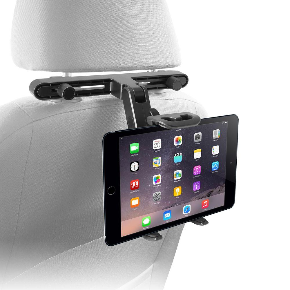 Macally Adjustable Car Seat Head Rest Mount And Holder For 7 In
