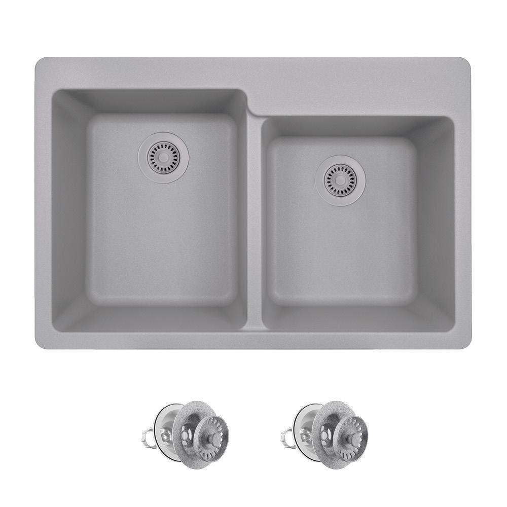 Silver Mr Direct Drop In Kitchen Sinks T801 S Cstr 64 1000 
