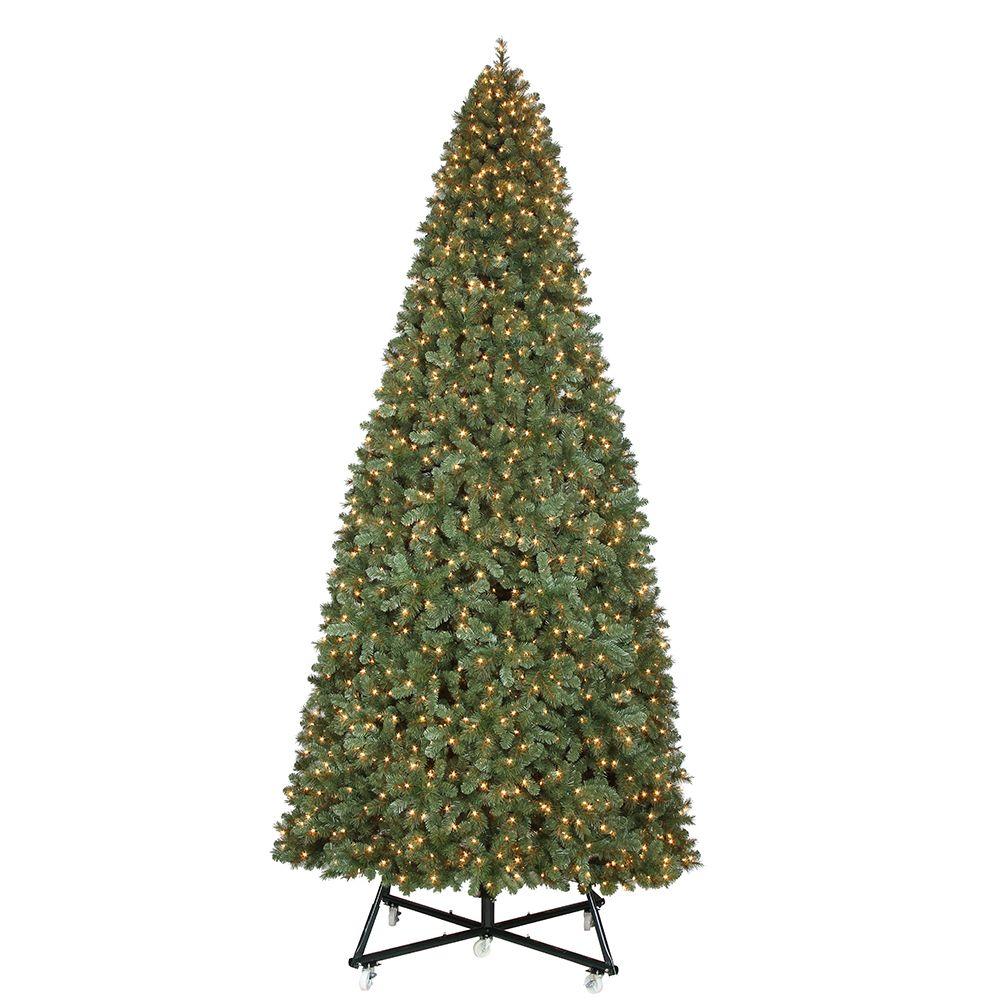 15 Ft Pre Lit Led Wesley Pine Artificial Christmas Tree X 6558 Tips Pre Lit Led Wesley Pine Artificial Christmas Tree X 6558 Tips With 2400 Warm White Lights Tgf0m3p07l01 The Home Depot
