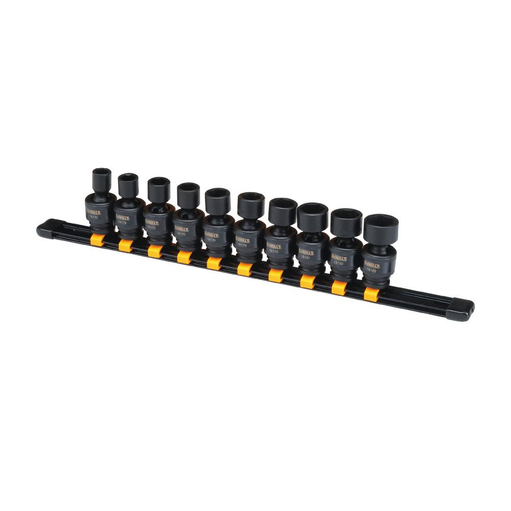 DEWALT 3/8 in. Drive Metric Impact Socket Set (10Piece)DWMT19226