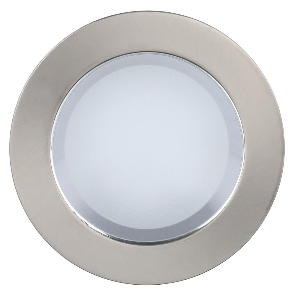 Commercial Electric 4 In Brushed Nickel Shower Recessed Lighting Trim Commercial Electric 4 In Brushed Nickel Shower Recessed Lighting Trim