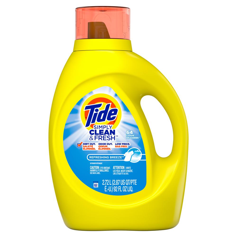 UPC 037000442066 product image for Tide 92 fl. oz. Simply Clean and Fresh Refreshing Breeze Scent Liquid Laundry De | upcitemdb.com