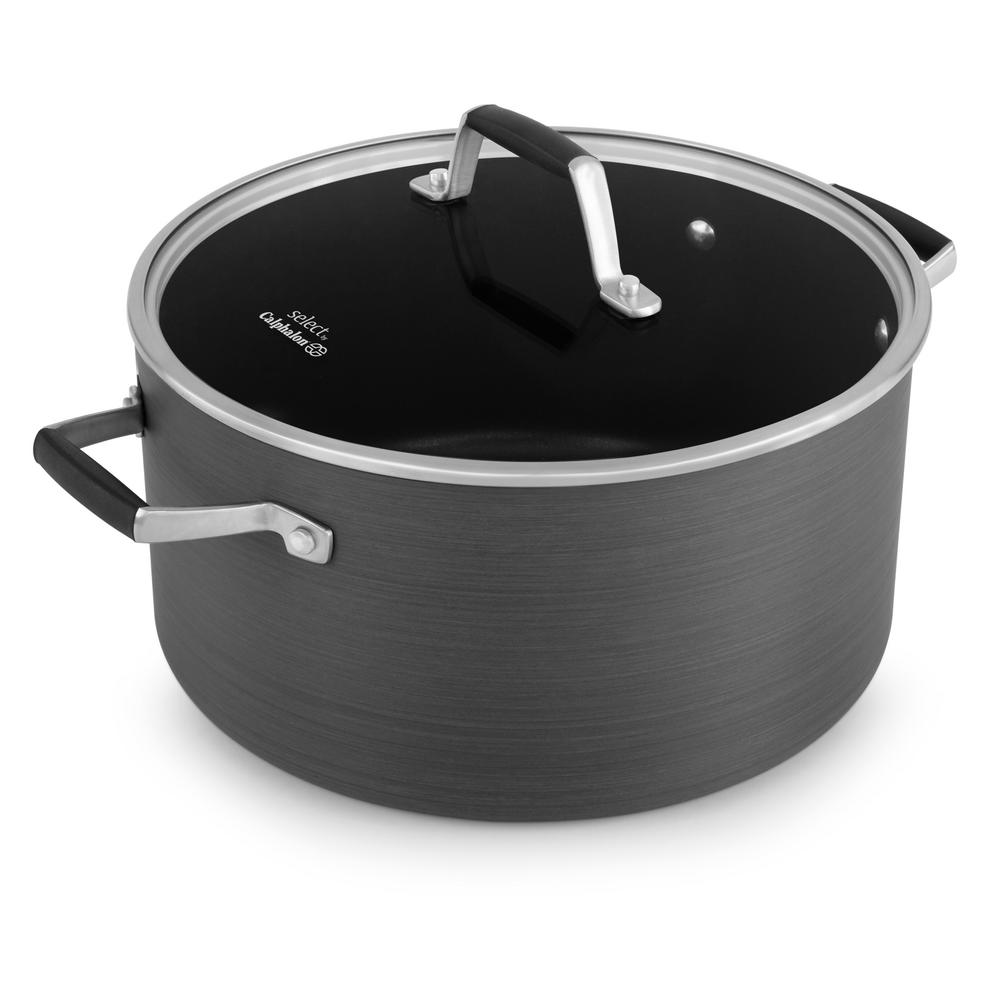 Calphalon Select 7 qt. HardAnodized Aluminum Nonstick Stock Pot in
