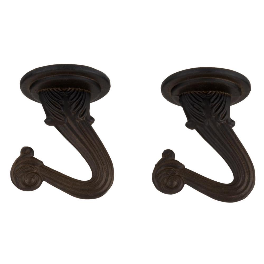 Westinghouse 1 1 2 In Oil Rubbed Bronze Swag Hooks 2 Pack