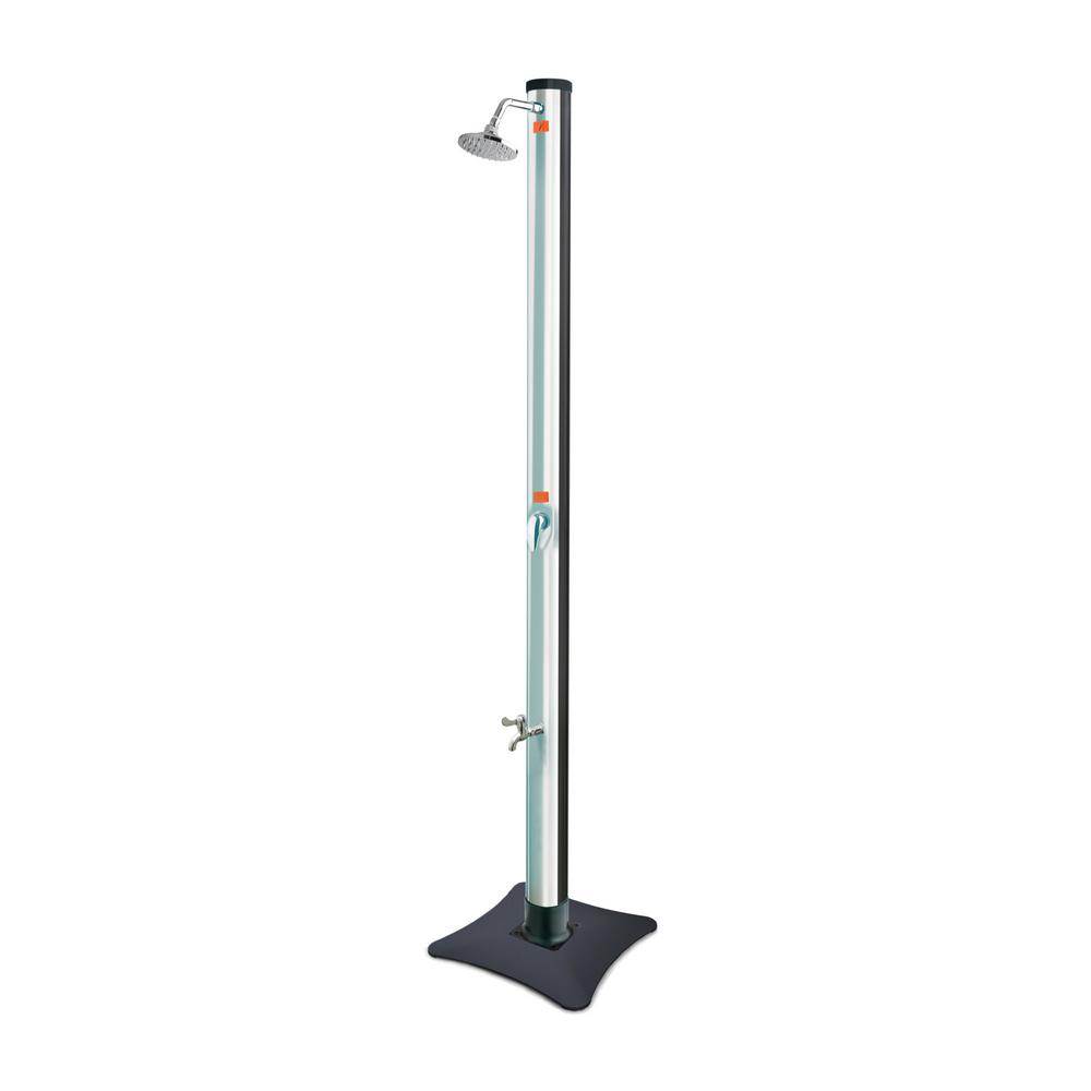 Island Retreat Rapid Flow Pool Side Solar Shower And Foot Wash Non Corrosive Brass Eco Friendly Pool And Spa Shower Nu1630 The Home Depot