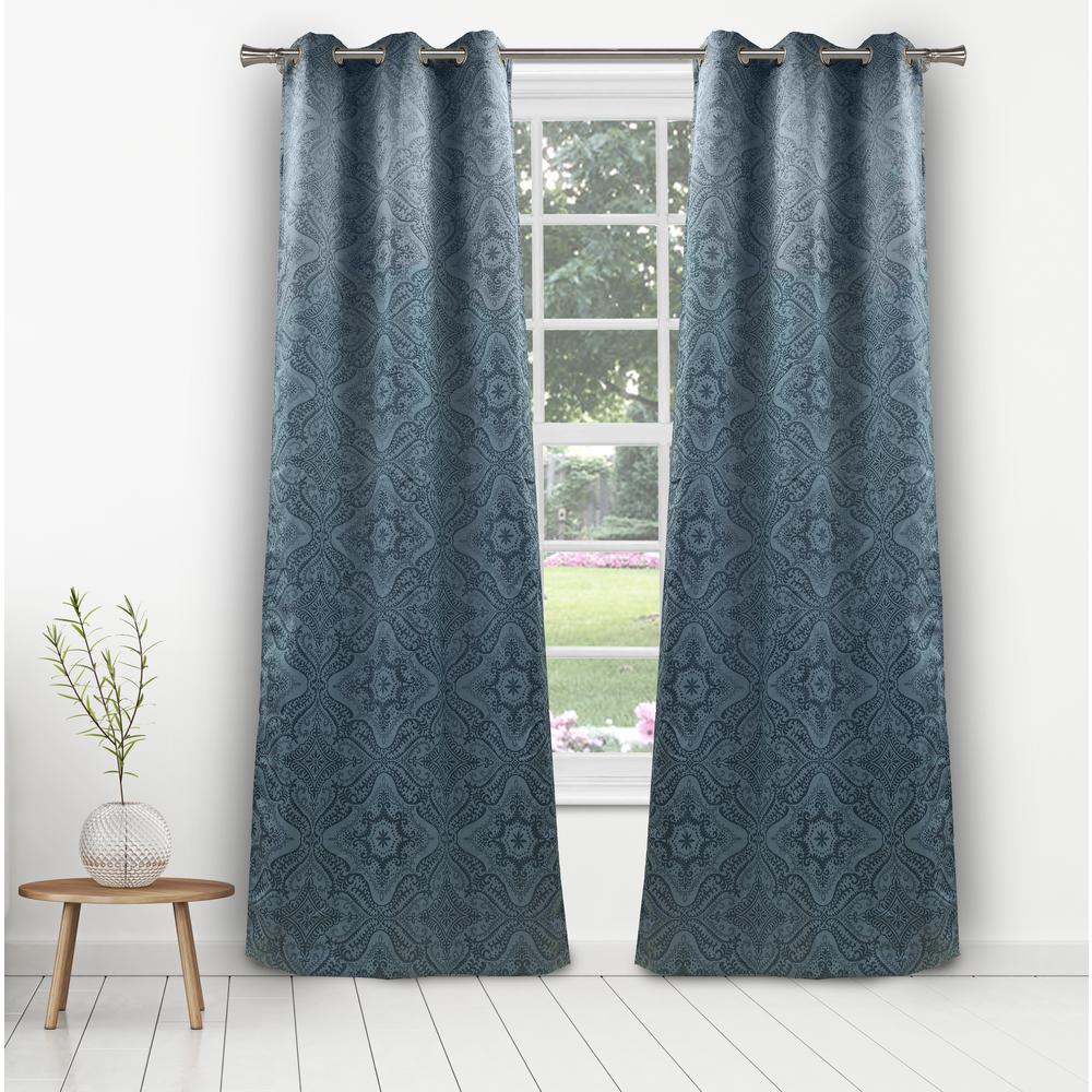 Damask Casual Blackout Curtains Curtains Drapes The Home