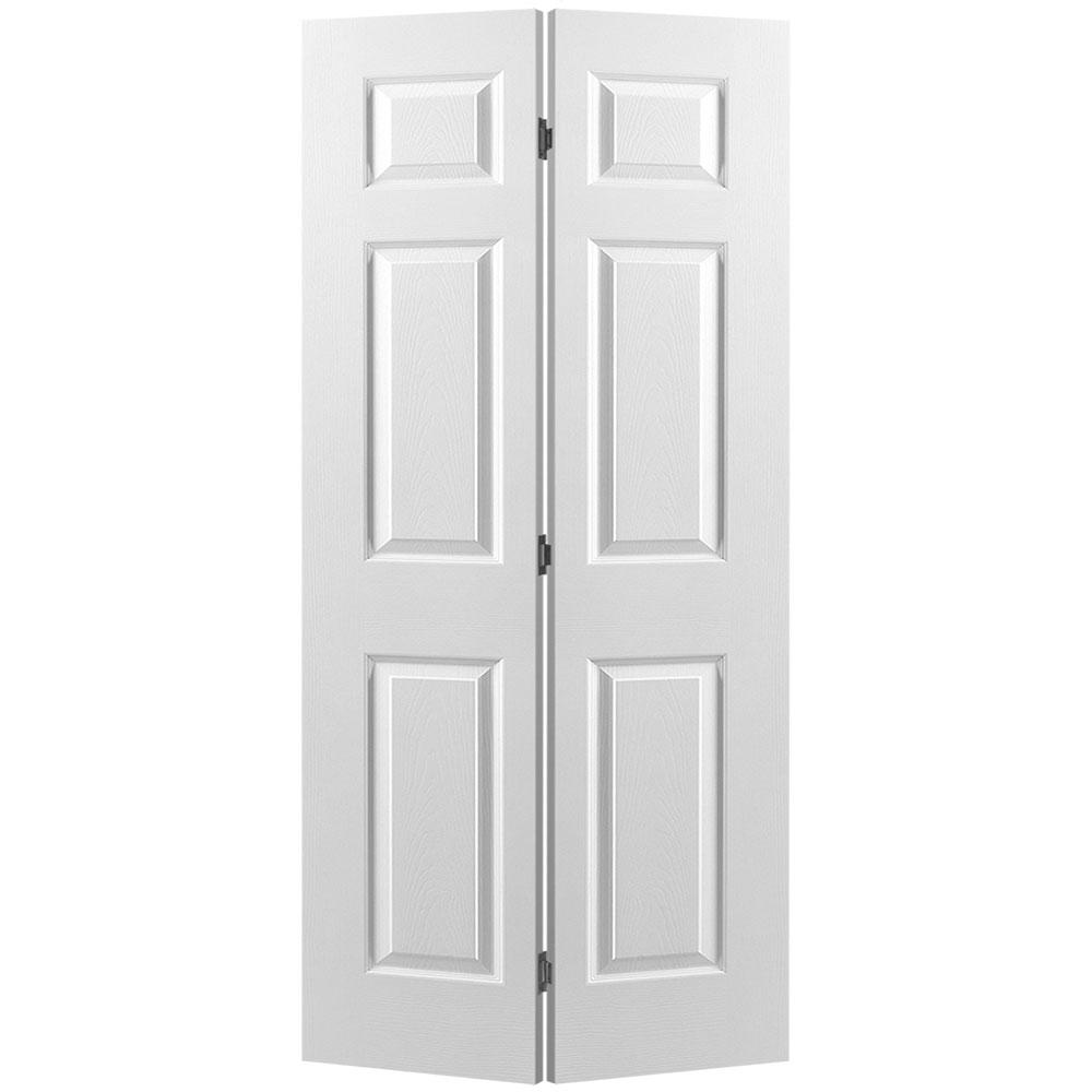 Masonite 36 In X 80 In 6 Panel Painted White Hollow Core