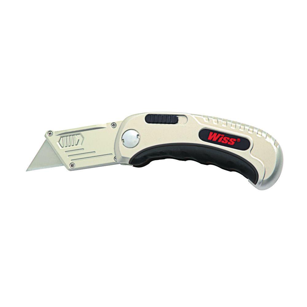 Wiss QuickChange Folding Utility KnifeWKF1 The Home Depot