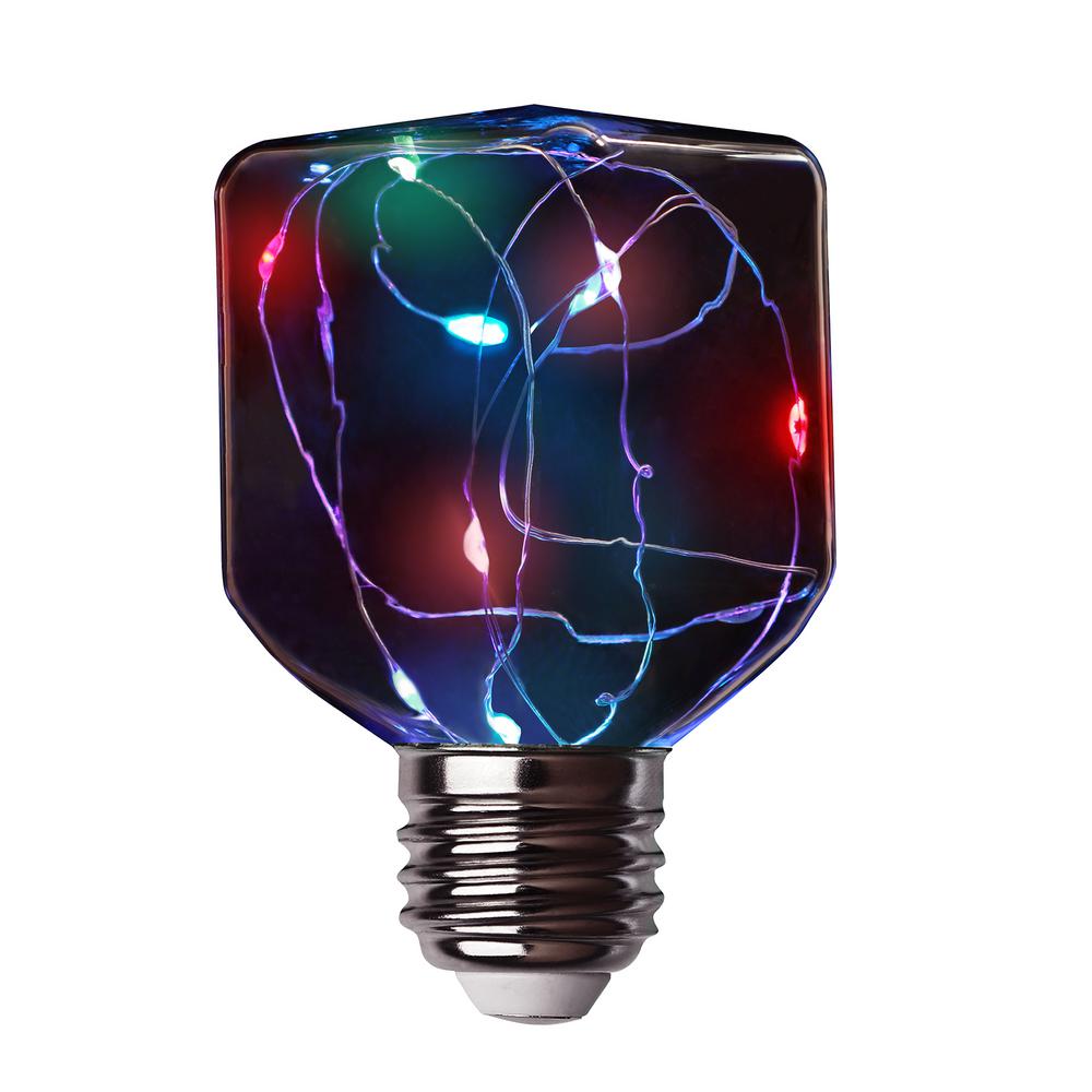 Feit Electric 11 Watt Equivalent Square Shape Led Soft Multi Color Watt Equivalent Square Shape Led