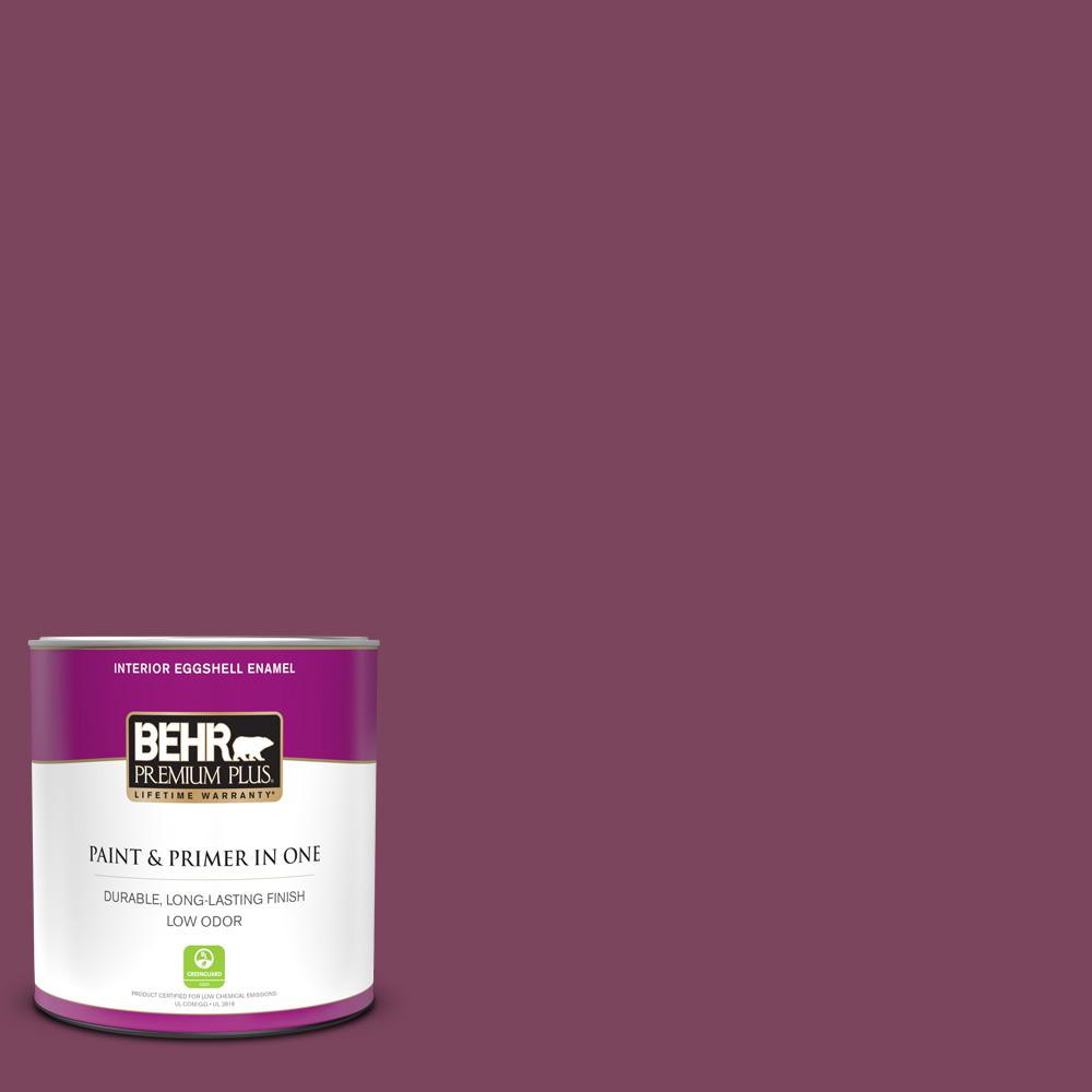 BEHR PREMIUM PLUS 1 qt. T1714 Artful Magenta Eggshell