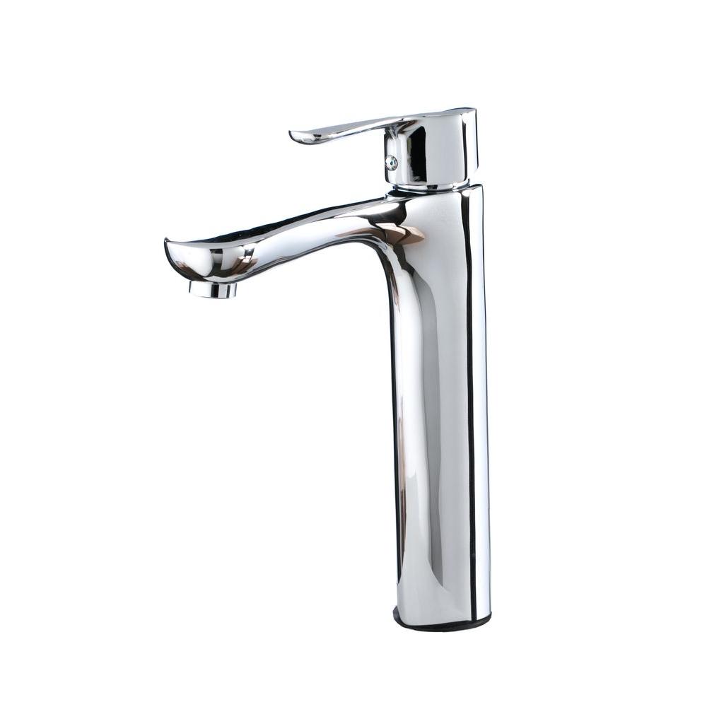 Kokols Single Hole 1 Handle Straight Vessel Bathroom Faucet In Kokols Single Hole 1 Handle Straight Vessel Bathroom Faucet In Chrome
