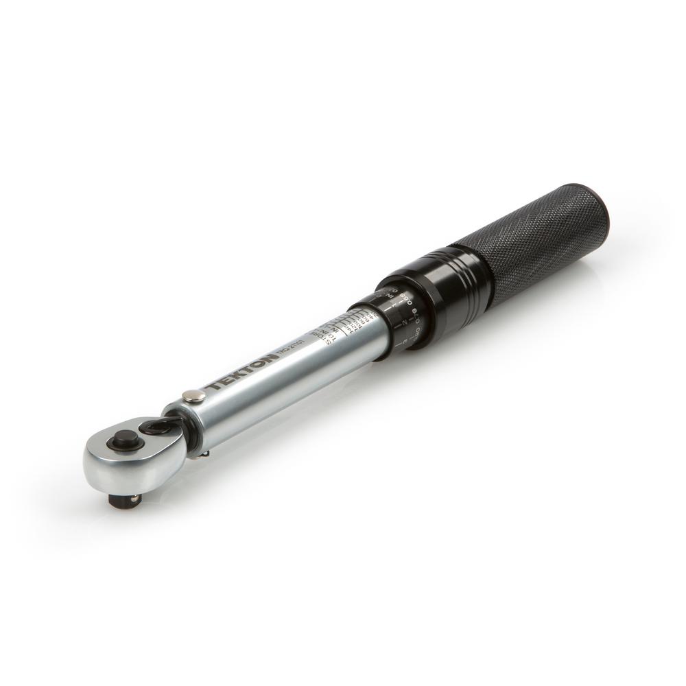 TEKTON 1/4 in. Drive Click Torque Wrench (20200 ft.lb.)24320 The