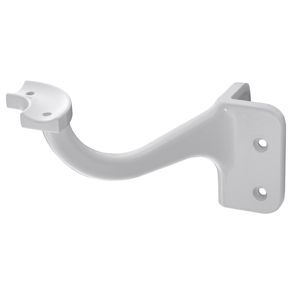 DeckoRail White ADA 6 in. Inside Corner Hand Rail Bracket235964 The