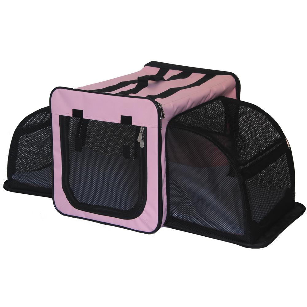 pink dog kennel medium