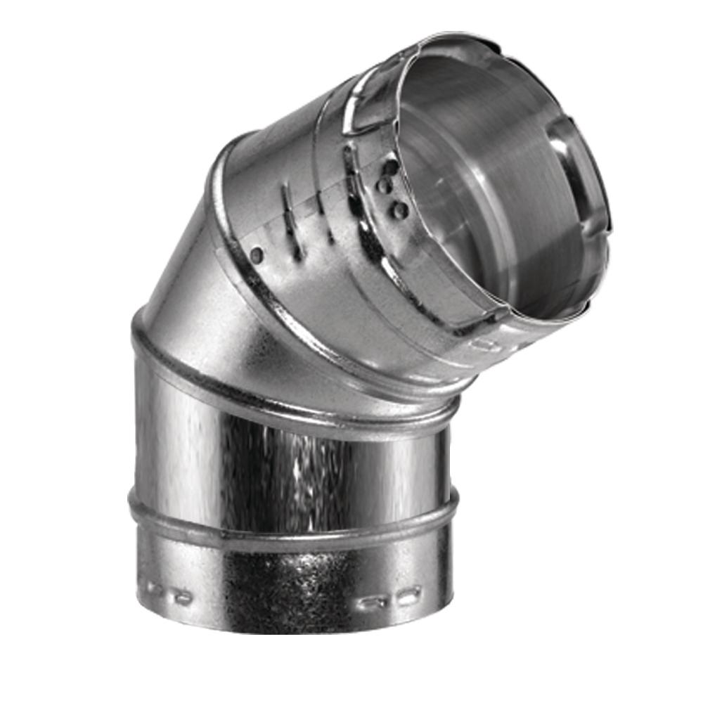 UPC 662492000366 product image for DuraVent 4 in. x 6.7 in. 45-Degree Type B Gas Vent Elbow for Chimney Pipe | upcitemdb.com