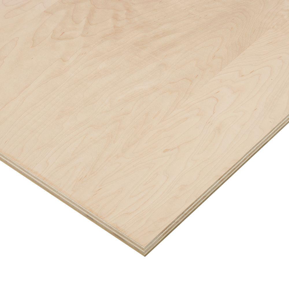 Columbia Forest Products 3 4 In X 4 Ft X 8 Ft Purebond Maple