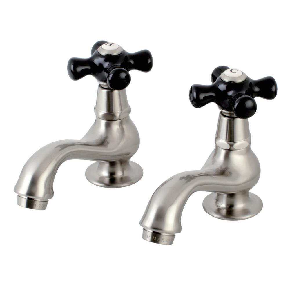 Kingston Brass Duchess OldFashion Basin Tap 4 in. Centerset 2Handle
