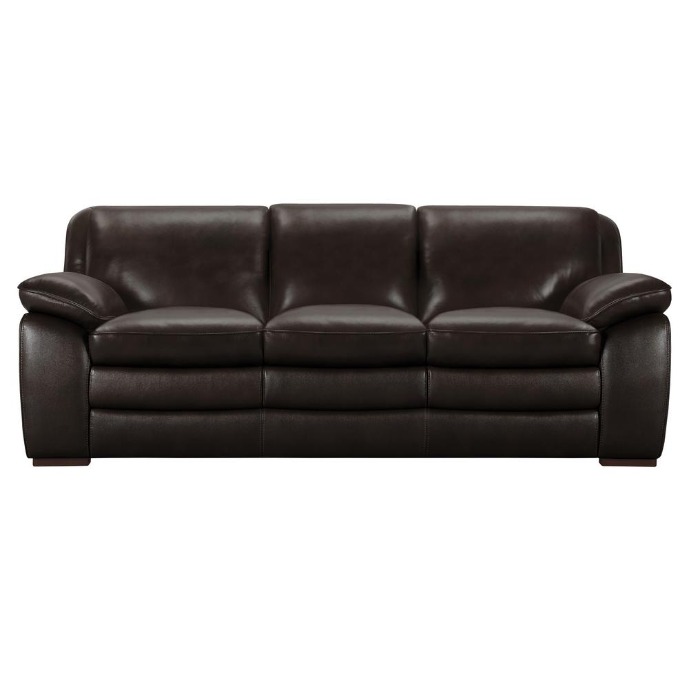 Leather Sofas Living Room Furniture The Home Depot